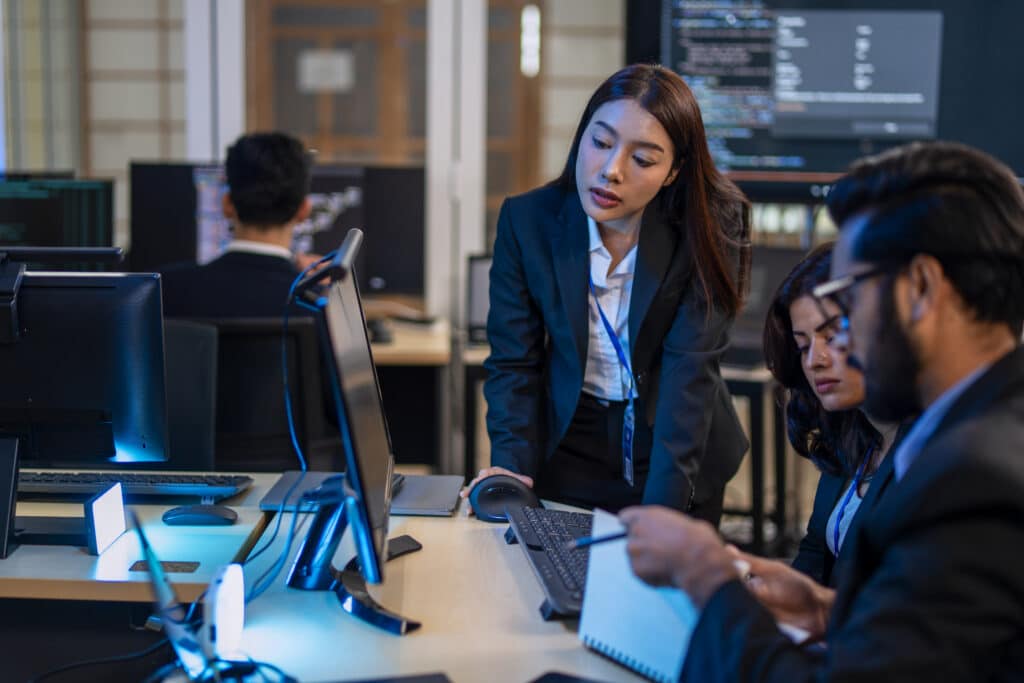 What Is Mission as a Service® (MaaS) and Why Federal Agencies Are Modernizing Smarter 4 Technology team collaborating on IT infrastructure planning and digital transformation initiatives.